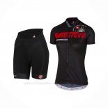 2017 Ropa Ciclismo Mujer Castelli Negro Mangas Corta y Culotte Corto