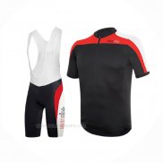 2017 Ropa Ciclismo RH+ Negro Azul Mangas Corta y Culotte Corto