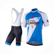 2018 Ropa Ciclismo Israel Cycling Academy Blanco Azul Mangas Corta Y Culotte Corto