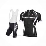 2018 Ropa Ciclismo Nalini Negro Blanco Mangas Corta Y Culotte Corto
