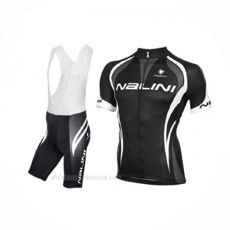 2018 Ropa Ciclismo Nalini Negro Blanco Mangas Corta Y Culotte Corto