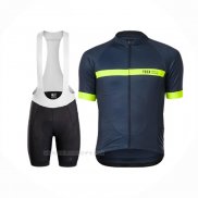 2020 Ropa Ciclismo Bontrager Amarillo Profundo Azul Mangas Corta y Culotte Corto