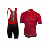 2020 Ropa Ciclismo Castelli Rojo Mangas Corta y Culotte Corto