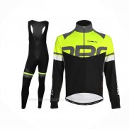 2020 Ropa Ciclismo Nalini Negro Gris Amarillo Mangas Largas Y Culotte Lunga