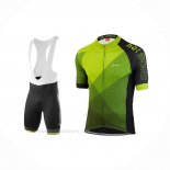 2021 Ropa Ciclismo Loffler Amarillo Verde Mangas Corta y Culotte Corto