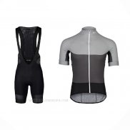2021 Ropa Ciclismo POC Gris Mangas Corta y Culotte Corto
