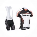 2014 Ropa Ciclismo Giant Blanco Negro Mangas Corta y Culotte Corto