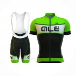 2016 Ropa Ciclismo ALE Negro Verde Mangas Corta y Culotte Corto
