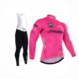 2016 Ropa Ciclismo Giro d'Italia Rosa Blanco Mangas Largas y Culotte Lunga