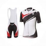 2016 Ropa Ciclismo Sportful Blanco Negro Mangas Corta y Culotte Corto