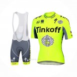 2016 Ropa Ciclismo Tinkoff Amarillo Mangas Corta y Culotte Corto