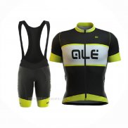 2017 Ropa Ciclismo ALE R-ev1 Master Amarillo Mangas Corta y Culotte Corto