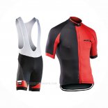 2017 Ropa Ciclismo Northwave Blade Negro Rojo Mangas Corta y Culotte Corto