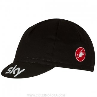 2017 Sky Gorra Ciclismo Negro