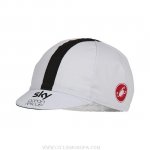 2018 Sky Gorra Ciclismo Blanco
