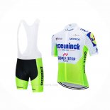 2020 Ropa Ciclismo Deceuninck Quick Step Blanco Verde Mangas Corta y Culotte Corto