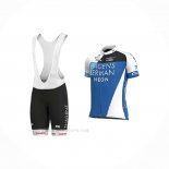 2020 Ropa Ciclismo Hagens Berman Axeon Azul Blanco Mangas Corta Y Culotte Corto