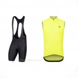 2021 Chalecos Cortavientos Pearl Izumi Amarillo Mangas Corta y Culotte Corto