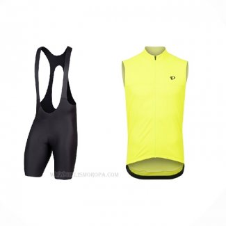 2021 Chalecos Cortavientos Pearl Izumi Amarillo Mangas Corta y Culotte Corto