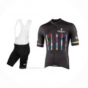 2021 Ropa Ciclismo Bianchi Negro Mangas Corta y Culotte Corto(3)