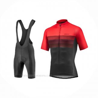 2021 Ropa Ciclismo Giant Negro Rojo Mangas Corta y Culotte Corto