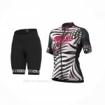 2021 Ropa Ciclismo Mujer ALE Blanco Mangas Corta y Culotte Corto