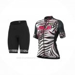 2021 Ropa Ciclismo Mujer ALE Blanco Mangas Corta y Culotte Corto