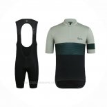 2021 Ropa Ciclismo Rapha Luz Verde Mangas Corta y Culotte Corto