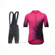 2022 Ropa Ciclismo Gore Violeta Mangas Corta y Culotte Corto