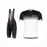 2022 Ropa Ciclismo Scott Blanco Mangas Corta Y Culotte Corto