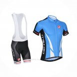 2014 Ropa Ciclismo Castelli Azul Negro Mangas Corta y Culotte Corto