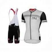 2016 Ropa Ciclismo Castelli Crema Mangas Corta y Culotte Corto