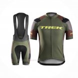 2016 Ropa Ciclismo Trek Bontrager Vede Militare Mangas Corta y Culotte Corto