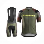 2016 Ropa Ciclismo Trek Bontrager Vede Militare Mangas Corta y Culotte Corto