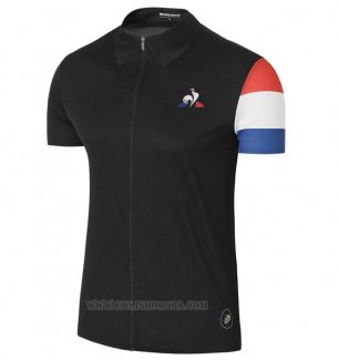 2017 Ropa Ciclismo Coq Sportif Tour De France Negro Mangas Corta y Culotte Corto
