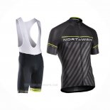 2017 Ropa Ciclismo Northwave Negro Verde Mangas Corta y Culotte Corto