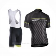 2017 Ropa Ciclismo Northwave Negro Verde Mangas Corta y Culotte Corto