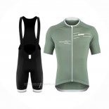 2020 Ropa Ciclismo De Marchi Luz Verde Mangas Corta y Culotte Corto