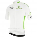 2020 Ropa Ciclismo Vuelta Espana Blanco Mangas Corta y Culotte Corto