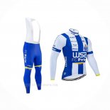 2020 Ropa Ciclismo W52-FC Porto Blanco Azul Mangas Largas y Culotte Lunga