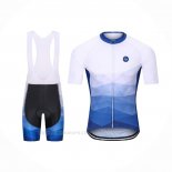2021 Ropa Ciclismo Steep Azul Mangas Corta y Culotte Corto