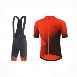 2022 Ropa Ciclismo Gore Naranja Mangas Corta y Culotte Corto