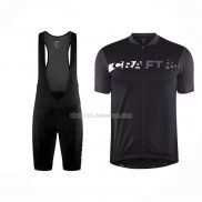 2023 Ropa Ciclismo Craft Negro Mangas Cortas y Culotte Corto