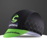 2015 Garmin Gorra Ciclismo Negro e Verde.Jpg