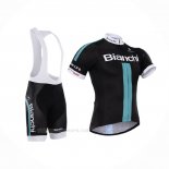 2014 Ropa Ciclismo Bianchi Negro Verde Mangas Corta y Culotte Corto