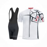 2017 Ropa Ciclismo Gore Bike Wear Power Adrenaline Blanco Mangas Corta y Culotte Corto