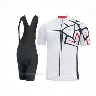 2017 Ropa Ciclismo Gore Bike Wear Power Adrenaline Blanco Mangas Corta y Culotte Corto
