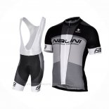2017 Ropa Ciclismo Nalini Artico Gris Negro Mangas Corta Y Culotte Corto