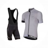 2017 Ropa Ciclismo Nalini Curva Slate Plata Mangas Corta Y Culotte Corto