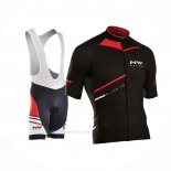 2017 Ropa Ciclismo Northwave Blade Air Negro Rojo Mangas Corta y Culotte Corto